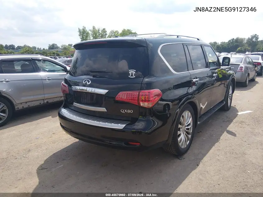 2016 Infiniti Qx80 VIN: JN8AZ2NE5G9127346 Lot: 45570960