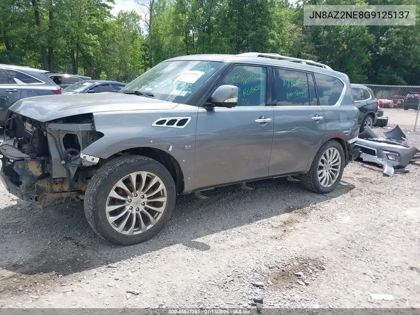 2016 Infiniti Qx80 VIN: JN8AZ2NE8G9125137 Lot: 45577351