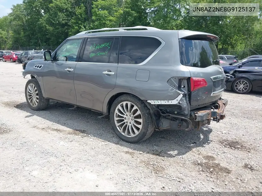 2016 Infiniti Qx80 VIN: JN8AZ2NE8G9125137 Lot: 45577351