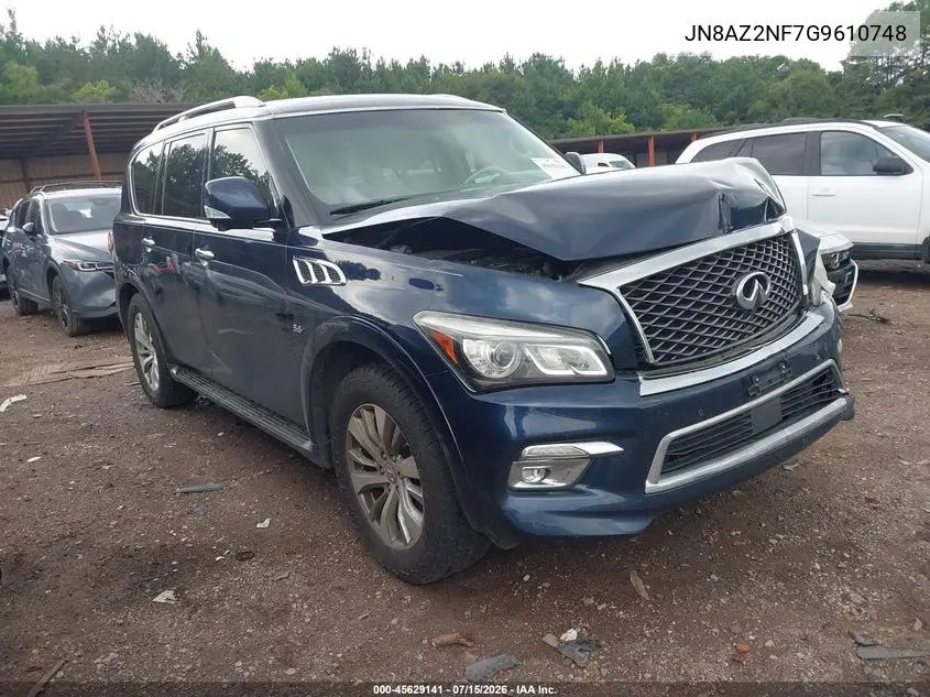 2016 Infiniti Qx80 VIN: JN8AZ2NF7G9610748 Lot: 45629141