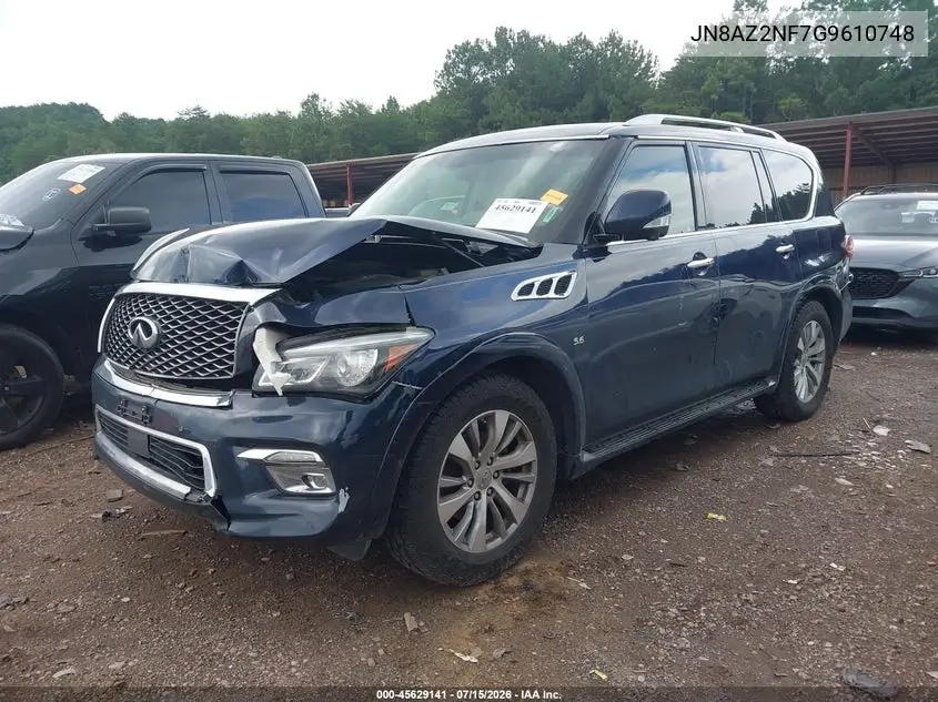 2016 Infiniti Qx80 VIN: JN8AZ2NF7G9610748 Lot: 45629141