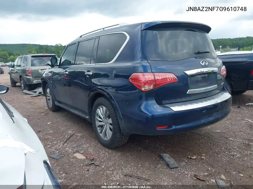 2016 Infiniti Qx80 VIN: JN8AZ2NF7G9610748 Lot: 45629141