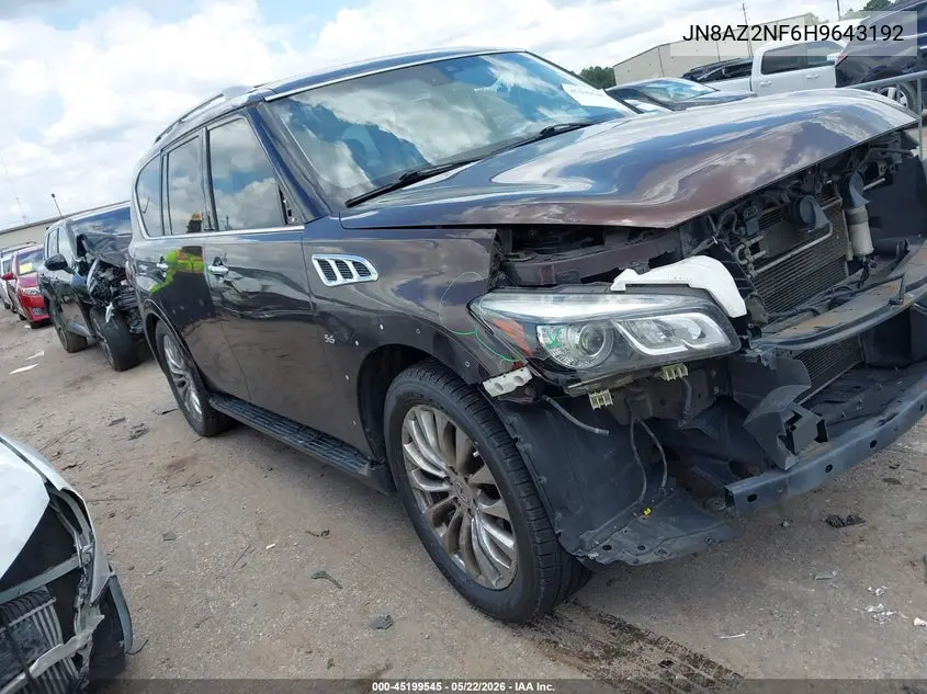 2017 Infiniti Qx80 VIN: JN8AZ2NF6H9643192 Lot: 45199545
