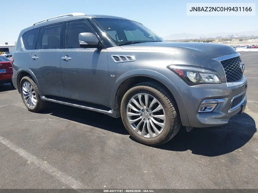 2017 Infiniti Qx80 VIN: JN8AZ2NC0H9431166 Lot: 45311181
