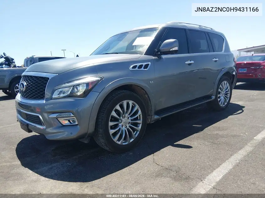 2017 Infiniti Qx80 VIN: JN8AZ2NC0H9431166 Lot: 45311181