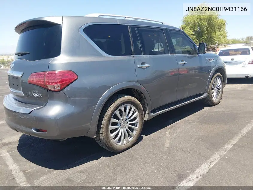 2017 Infiniti Qx80 VIN: JN8AZ2NC0H9431166 Lot: 45311181