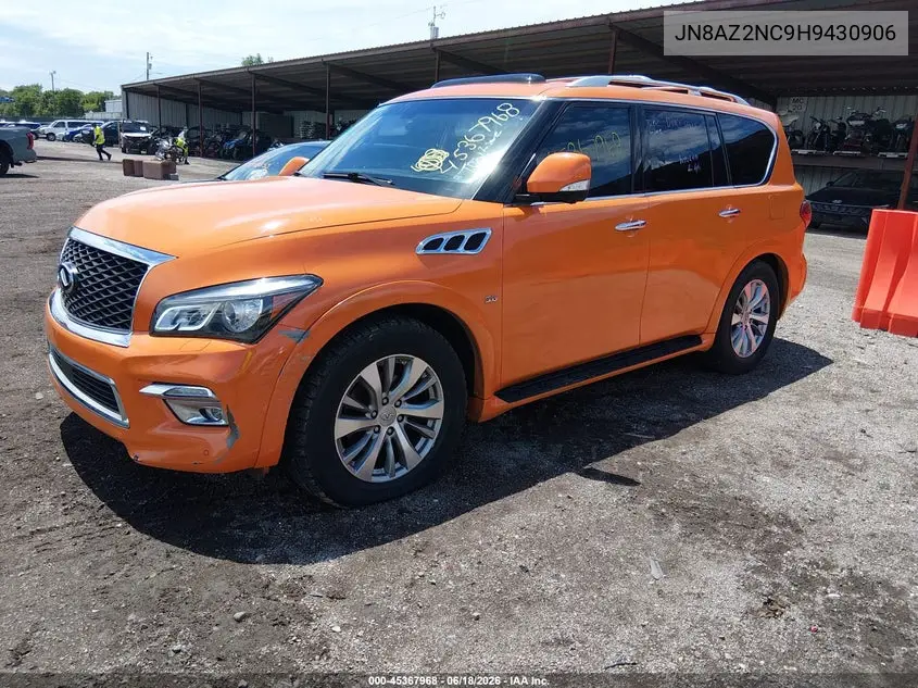 2017 Infiniti Qx80 Limited/Signature Edition VIN: JN8AZ2NC9H9430906 Lot: 45367968
