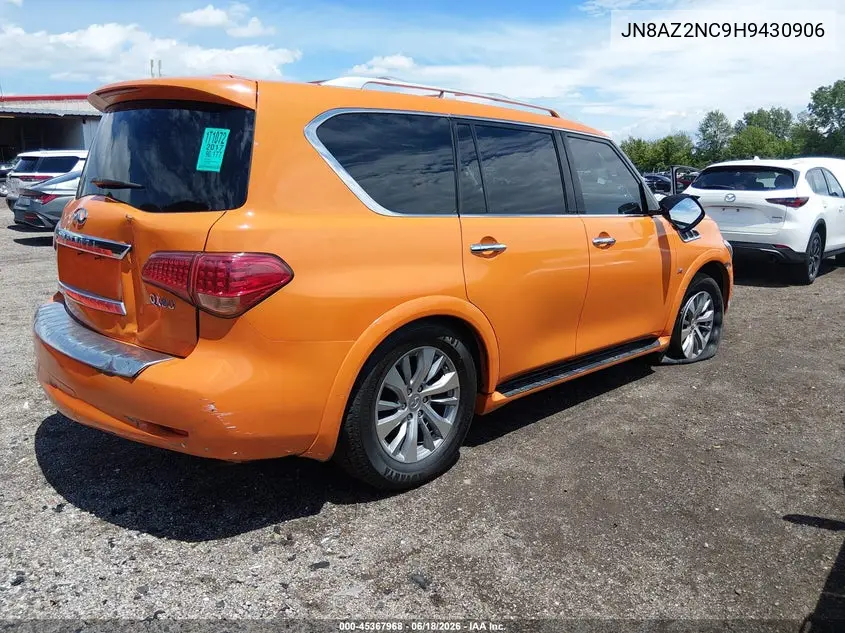 2017 Infiniti Qx80 Limited/Signature Edition VIN: JN8AZ2NC9H9430906 Lot: 45367968