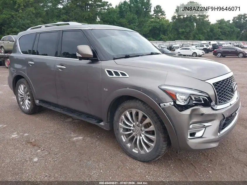 2017 Infiniti Qx80 VIN: JN8AZ2NF9H9646071 Lot: 45405531