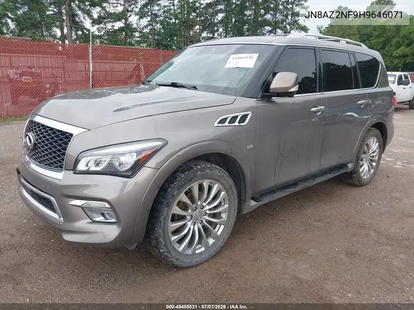 2017 Infiniti Qx80 VIN: JN8AZ2NF9H9646071 Lot: 45405531
