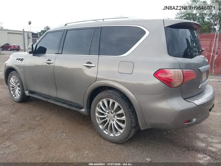 2017 Infiniti Qx80 VIN: JN8AZ2NF9H9646071 Lot: 45405531
