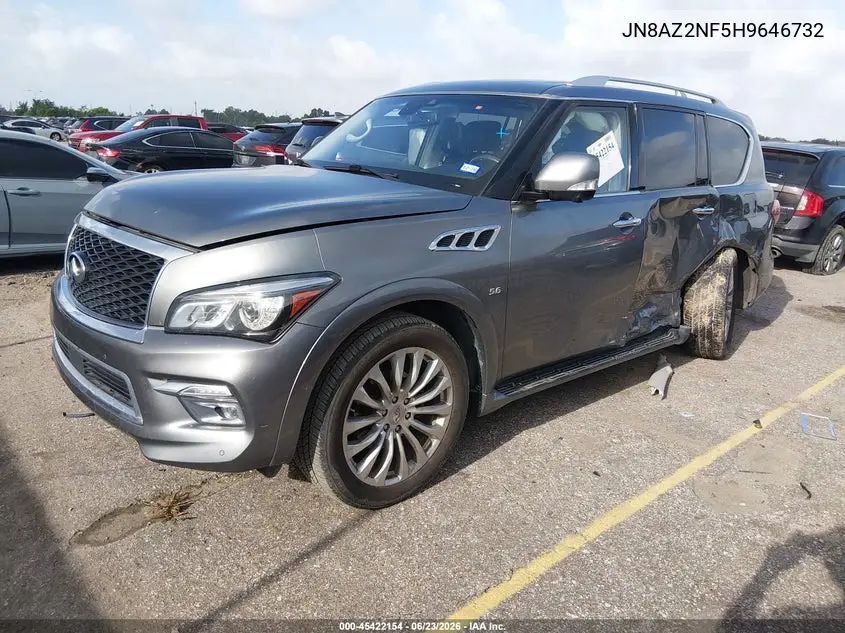 2017 Infiniti Qx80 VIN: JN8AZ2NF5H9646732 Lot: 45422154