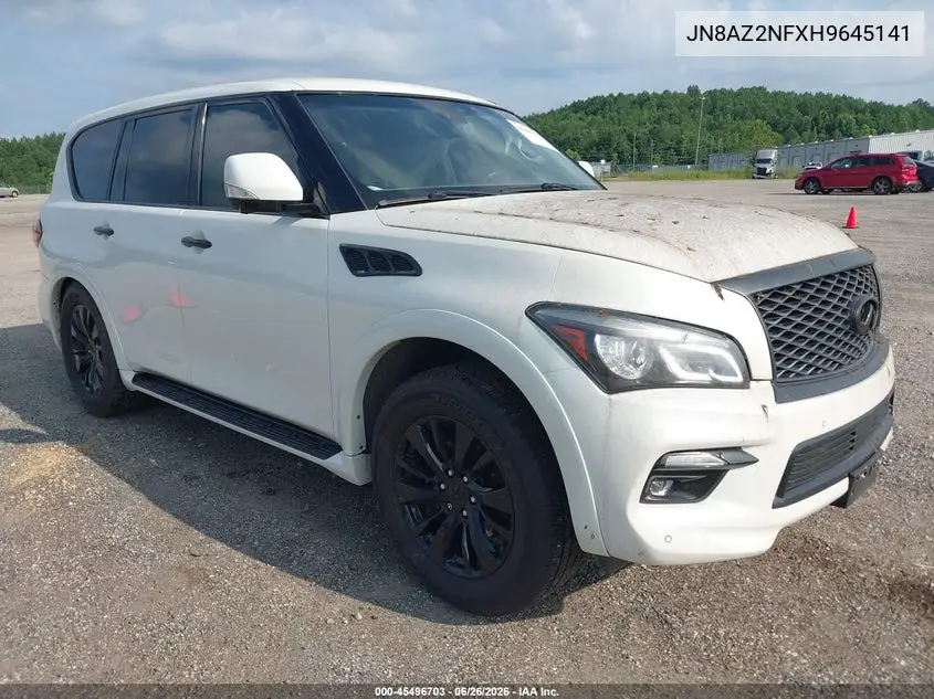 2017 Infiniti Qx80 VIN: JN8AZ2NFXH9645141 Lot: 45496703