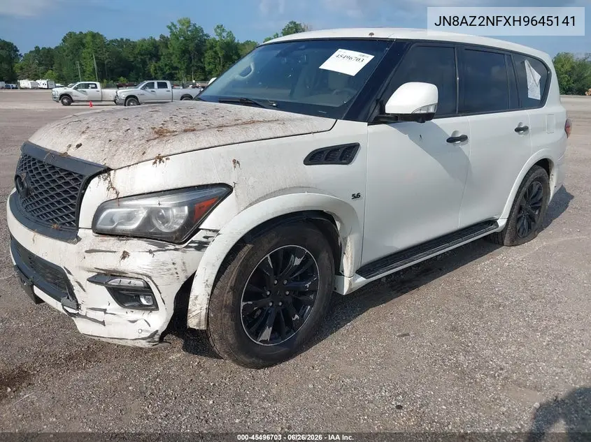 2017 Infiniti Qx80 VIN: JN8AZ2NFXH9645141 Lot: 45496703