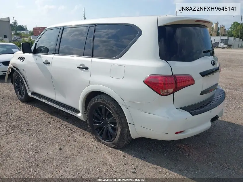 2017 Infiniti Qx80 VIN: JN8AZ2NFXH9645141 Lot: 45496703