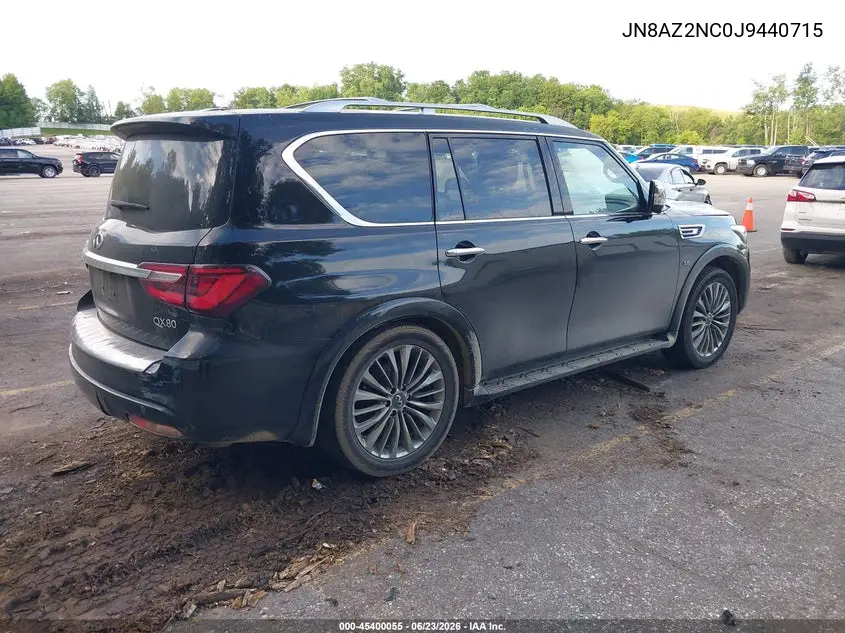 2018 Infiniti Qx80 VIN: JN8AZ2NC0J9440715 Lot: 45400055