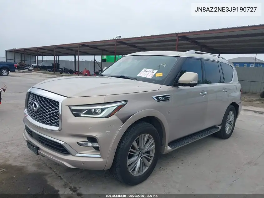 2018 Infiniti Qx80 VIN: JN8AZ2NE3J9190727 Lot: 45446130
