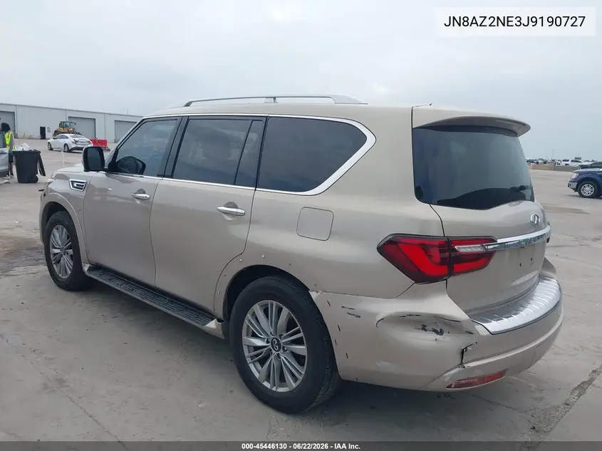 2018 Infiniti Qx80 VIN: JN8AZ2NE3J9190727 Lot: 45446130