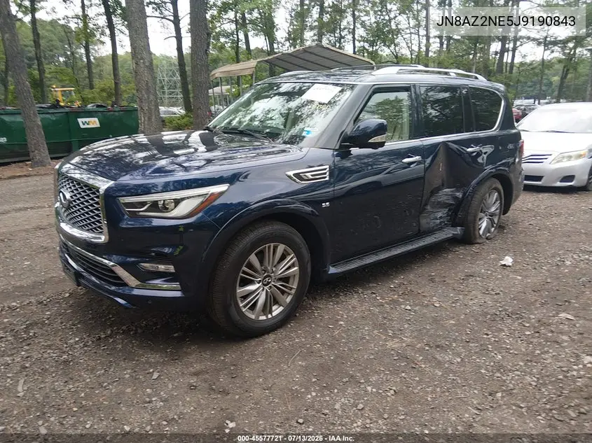 2018 Infiniti Qx80 VIN: JN8AZ2NE5J9190843 Lot: 45577721