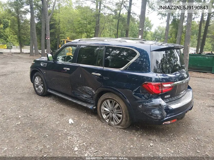 2018 Infiniti Qx80 VIN: JN8AZ2NE5J9190843 Lot: 45577721