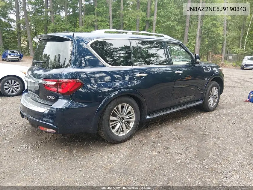 2018 Infiniti Qx80 VIN: JN8AZ2NE5J9190843 Lot: 45577721