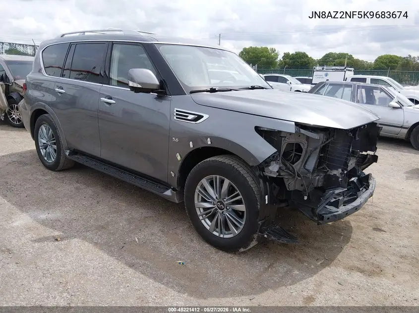 2019 Infiniti Qx80 Luxe VIN: JN8AZ2NF5K9683674 Lot: 45221412