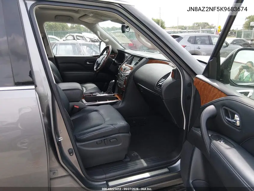 2019 Infiniti Qx80 Luxe VIN: JN8AZ2NF5K9683674 Lot: 45221412