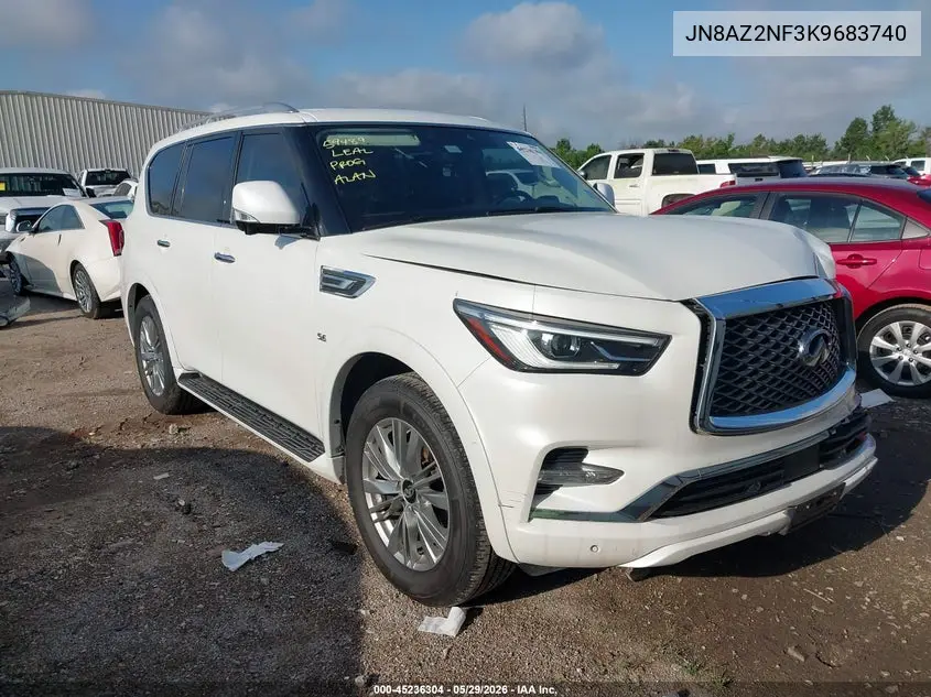 2019 Infiniti Qx80 Luxe VIN: JN8AZ2NF3K9683740 Lot: 45236304