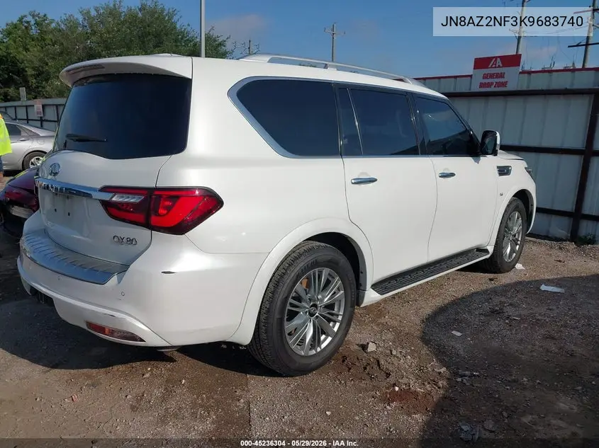 2019 Infiniti Qx80 Luxe VIN: JN8AZ2NF3K9683740 Lot: 45236304
