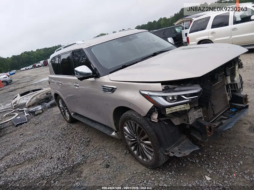 2019 Infiniti Qx80 Limited/Luxe VIN: JN8AZ2NE0K9230263 Lot: 45247409