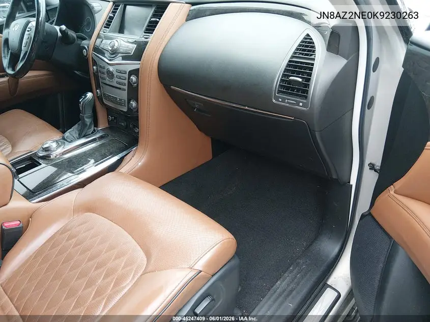 2019 Infiniti Qx80 Limited/Luxe VIN: JN8AZ2NE0K9230263 Lot: 45247409