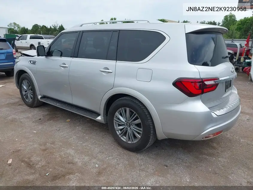 2019 Infiniti Qx80 Luxe VIN: JN8AZ2NE2K9230958 Lot: 45257434