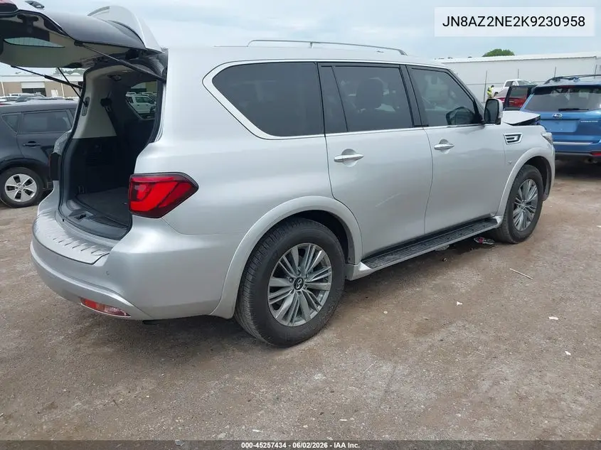 2019 Infiniti Qx80 Luxe VIN: JN8AZ2NE2K9230958 Lot: 45257434