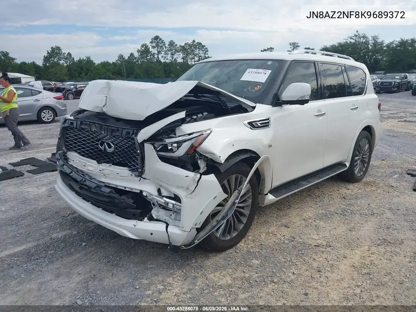 2019 Infiniti Qx80 Luxe VIN: JN8AZ2NF8K9689372 Lot: 45288078