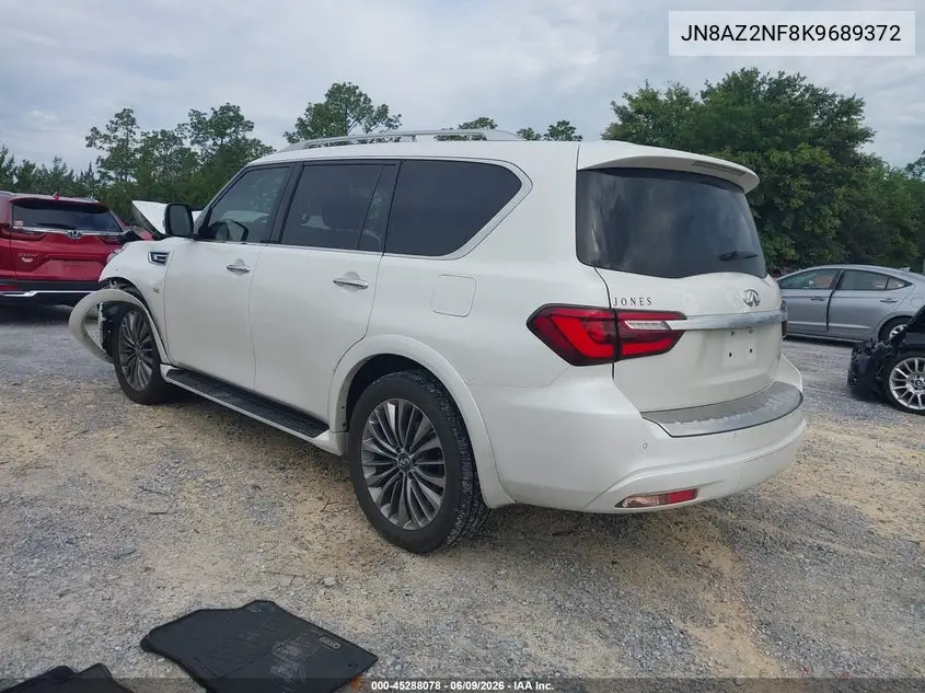 2019 Infiniti Qx80 Luxe VIN: JN8AZ2NF8K9689372 Lot: 45288078