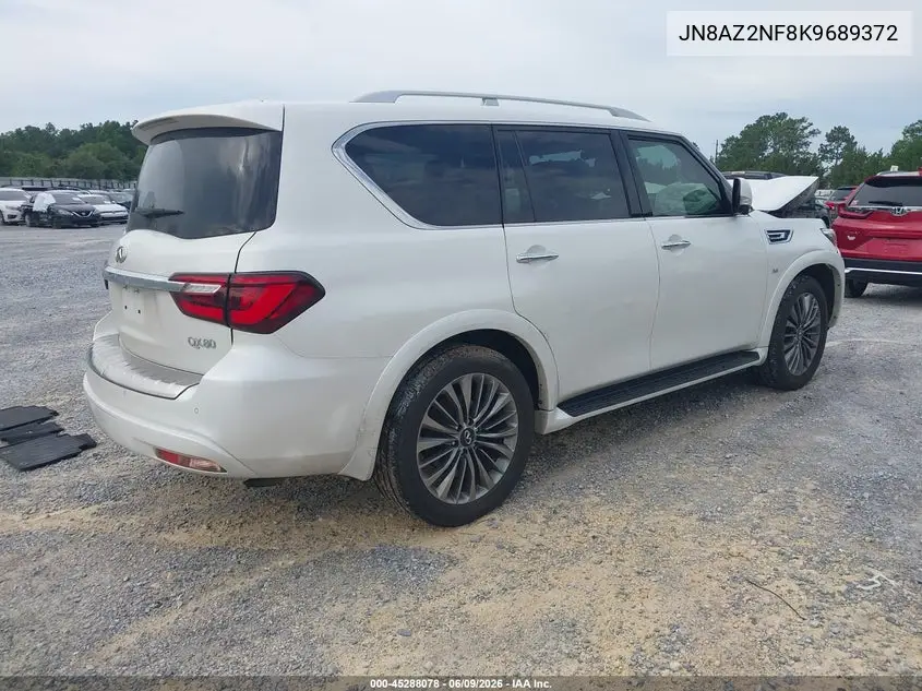 2019 Infiniti Qx80 Luxe VIN: JN8AZ2NF8K9689372 Lot: 45288078