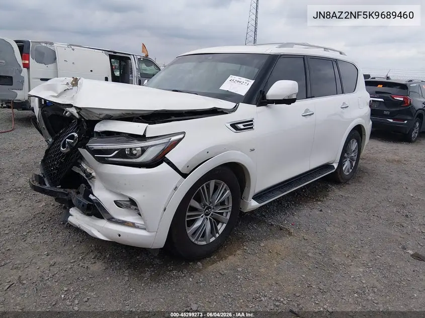 2019 Infiniti Qx80 Luxe VIN: JN8AZ2NF5K9689460 Lot: 45299273