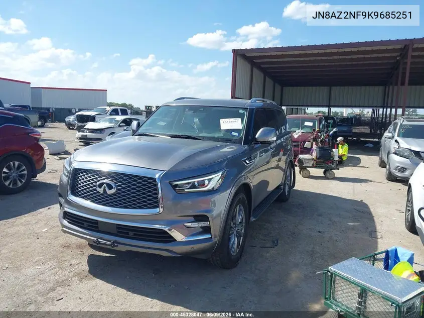 2019 Infiniti Qx80 Luxe VIN: JN8AZ2NF9K9685251 Lot: 45328047
