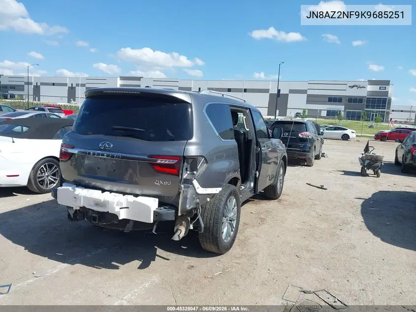 2019 Infiniti Qx80 Luxe VIN: JN8AZ2NF9K9685251 Lot: 45328047