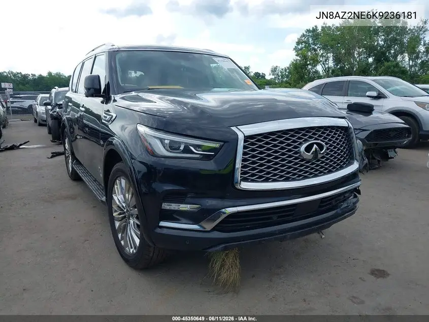 2019 Infiniti Qx80 Luxe VIN: JN8AZ2NE6K9236181 Lot: 45350649