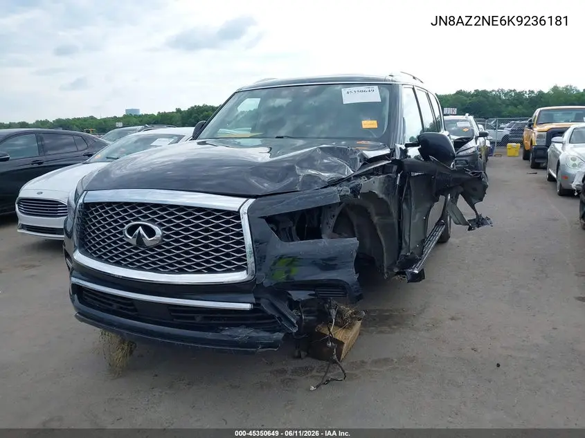 2019 Infiniti Qx80 Luxe VIN: JN8AZ2NE6K9236181 Lot: 45350649