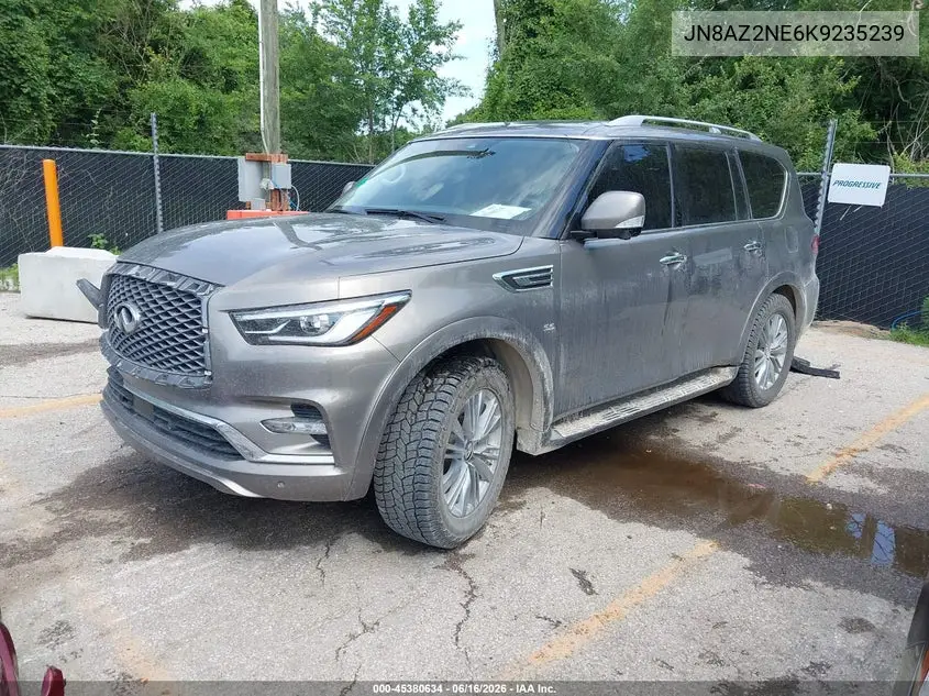 2019 Infiniti Qx80 Luxe VIN: JN8AZ2NE6K9235239 Lot: 45380634