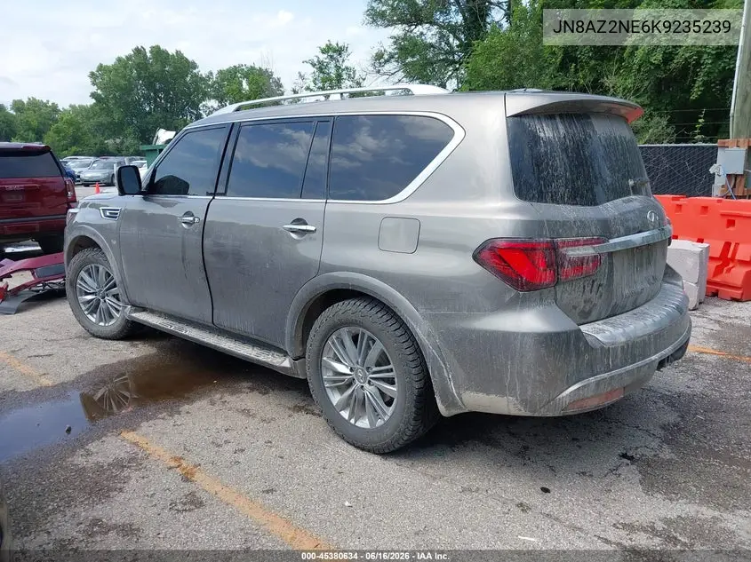2019 Infiniti Qx80 Luxe VIN: JN8AZ2NE6K9235239 Lot: 45380634