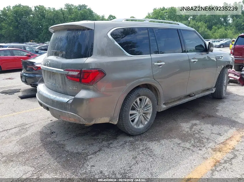 2019 Infiniti Qx80 Luxe VIN: JN8AZ2NE6K9235239 Lot: 45380634