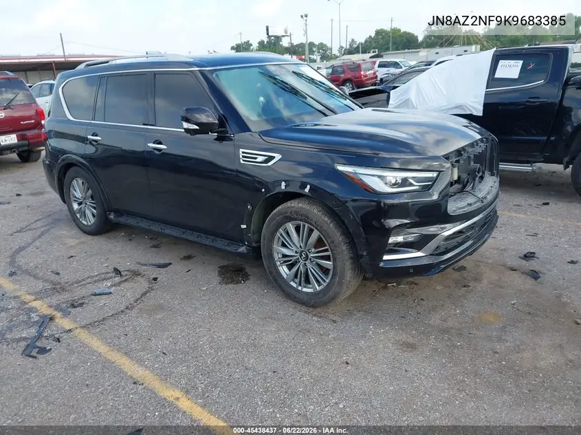 2019 Infiniti Qx80 Luxe VIN: JN8AZ2NF9K9683385 Lot: 45438437