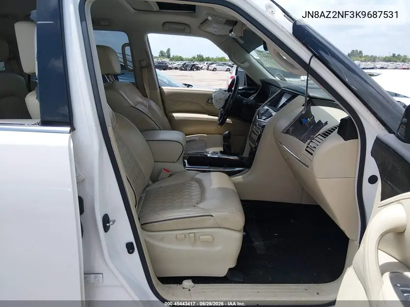 2019 Infiniti Qx80 Luxe VIN: JN8AZ2NF3K9687531 Lot: 45443417