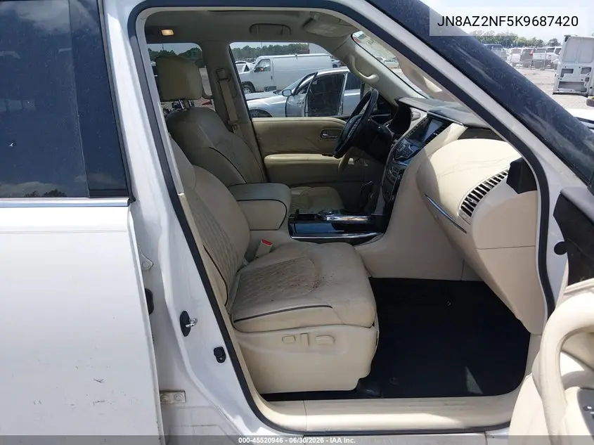 2019 Infiniti Qx80 Luxe VIN: JN8AZ2NF5K9687420 Lot: 45520946
