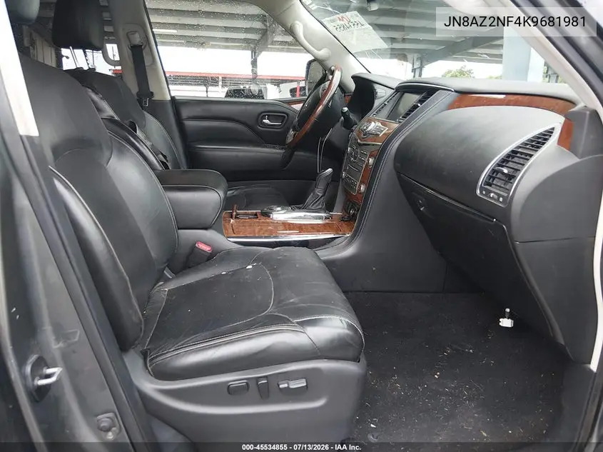 2019 Infiniti Qx80 Luxe VIN: JN8AZ2NF4K9681981 Lot: 45534855