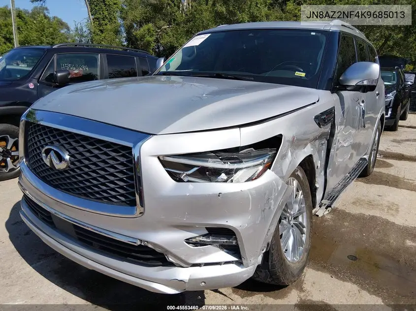 2019 Infiniti Qx80 Luxe VIN: JN8AZ2NF4K9685013 Lot: 45553460