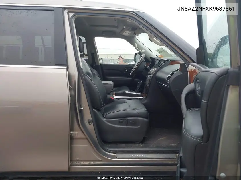 2019 Infiniti Qx80 Luxe VIN: JN8AZ2NFXK9687851 Lot: 45578255